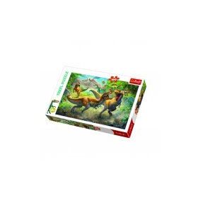 Trefl 15360 160 Parça Fighting Tyrannosaurs Puzzle