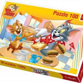 Trefl 16196 Tom ve Jerry 100 Parça Çocuk Puzzle
