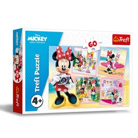 Trefl 17360 Lovely Minnie Disney Minnie 60 Parça Çok Renkli Puzzle
