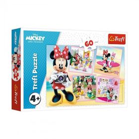 Trefl 17360 Lovely Minnie Disney Minnie 60 Parça Çok Renkli Puzzle