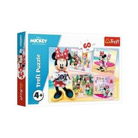 Trefl 17360 Lovely Minnie Disney Minnie 60 Parça Çok Renkli Puzzle