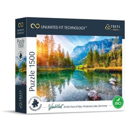 Trefl 26193 1500 Paket UFT Wanderlust: Alplerin Eteğinde Hintersee Gölü Almanya Puzzle