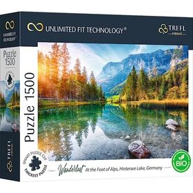 Trefl 26193 1500 Paket UFT Wanderlust: Alplerin Eteğinde Hintersee Gölü Almanya Puzzle