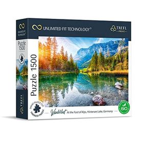 Trefl 26193 1500 Paket UFT Wanderlust: Alplerin Eteğinde Hintersee Gölü Almanya Puzzle