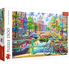 Trefl Amsterdam Canal 1500 Parça Puzzle