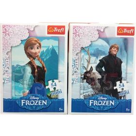 Trefl Anna ve Kristoff 2'li Mini Seti 54x2 Toplam 108 Adet Puzzle