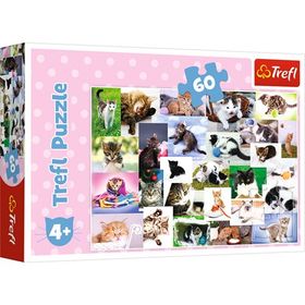 Trefl Cat's World 60 Parça Yapboz