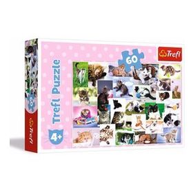 Trefl Cat's World 60 Parça Yapboz