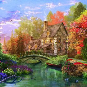 Trefl Cottage By The Lake 1500 Parça Puzzle