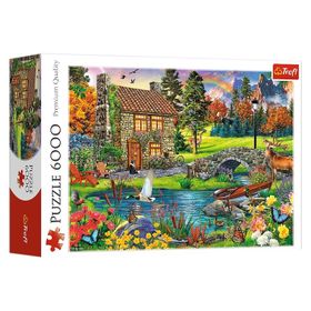 Trefl Cottage In The Mountains 6000 Parça Puzzle