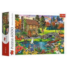 Trefl Cottage In The Mountains 6000 Parça Puzzle