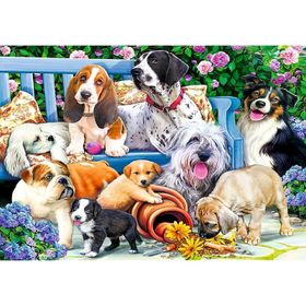 Trefl Dog In The Garden 1000 Parça Puzzle