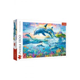 Trefl Dolphin Family 1500 Parça Puzzle