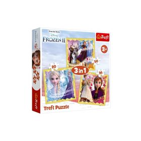 Trefl Frozen 20+36+50 3'lü Parça Puzzle