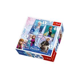 Trefl Frozen 35+48+54+70 Parça 4 lü Puzzle