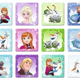 Trefl Frozen Kız Kardeşler 30+48 Parça Puzzle ve Memory Oyunu