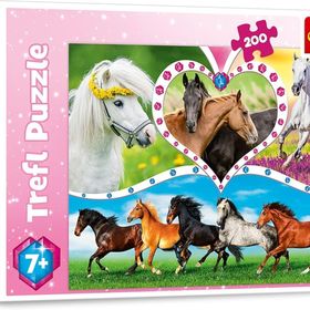 Trefl Güzel Atlar 200 Parça 7 Yaş ve Üzeri Puzzle