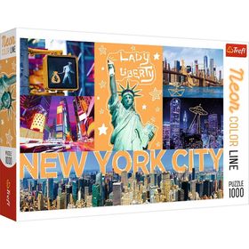Trefl New York City Neon 1020 Parça Puzzle