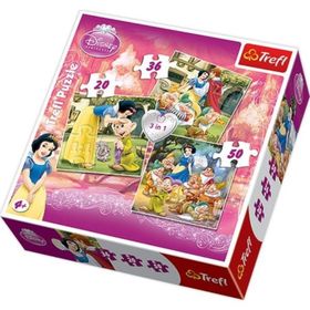 Trefl Pamuk Prenses 20+36+50 3 Adet Puzzle