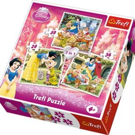 Trefl Pamuk Prenses 20+36+50 3 Adet Puzzle