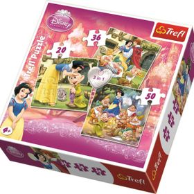 Trefl Pamuk Prenses 20+36+50 3 Adet Puzzle