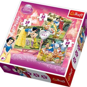 Trefl Pamuk Prenses 20+36+50 3 Adet Puzzle