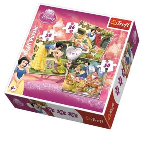 Trefl Pamuk Prenses 20+36+50 3 Adet Puzzle