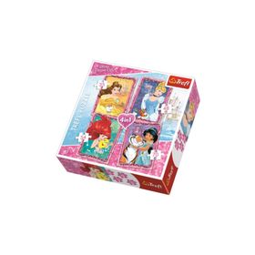 Trefl Prensesler 35+48+54+70 Parça Çocuk Puzzle