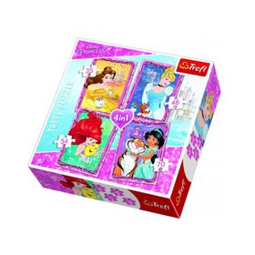 Trefl Prensesler 35+48+54+70 Parça Çocuk Puzzle