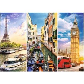 Trefl Puzzle 45009 Trip Around Europe 4000 Parça Puzzle