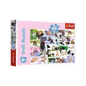 Trefl Puzzle Kedi Dünyası 60 Parça Puzzle