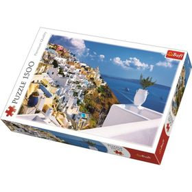 Trefl Santorini Greece 1500 Parça Puzzle