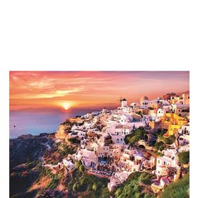 Trefl Santorini'de Gün Batımı 1000 Parça Puzzle