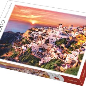 Trefl Santorini'de Gün Batımı 1000 Parça Puzzle