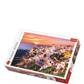Trefl Santorini'de Gün Batımı 1000 Parça Puzzle