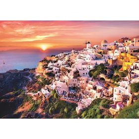 Trefl Santorini'de Gün Batımı 1000 Parça Puzzle