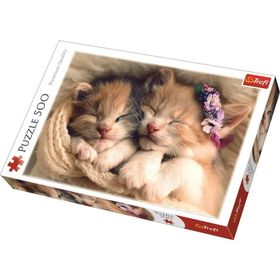 Trefl Sleeping Kittens 500 Parça Puzzle