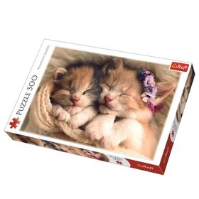 Trefl Sleeping Kittens 500 Parça Puzzle
