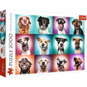 Trefl TR27119 2000 Parça Komik Köpek Portreleri II Puzzle