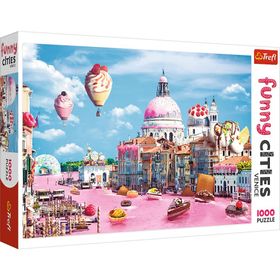 Trefl Venedik'te Tatlılar 1000 Parça Puzzle