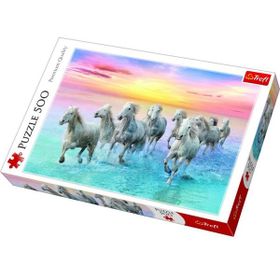 Trefl White Galloping 500 Parça Puzzle