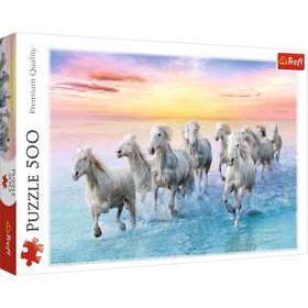 Trefl White Galloping 500 Parça Puzzle