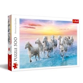 Trefl White Galloping 500 Parça Puzzle