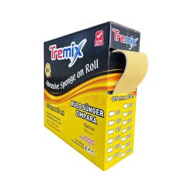 Tremix 25 mt 220 Kum Gold Rulo Soft Sünger Zımpara