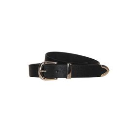 Trend 0157 Suni Deri Spor Siyah Kadın Kemer