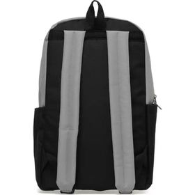Trend 1154 Gri Siyah Laptop Bölmeli Okul Çantası
