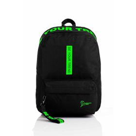 Trend 1901 Be Your Siyah Yeşil Laptop Bölmeli Okul Çantası
