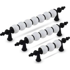 Trend Boncuk 64-96-128-160 mm Siyah Dolap Çekmece Kulp
