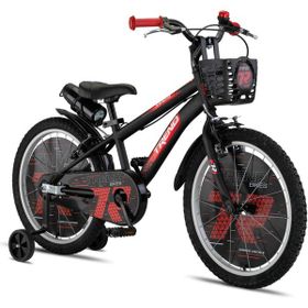 Trendbike Vento 20 Jant Siyah Kırmızı Erkek Çocuk Bisikleti