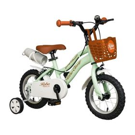 Trendbisiklet Retro Classic 12 Jant 2-4 Yaş Unisex Mint Yeşili Çocuk Bisikleti